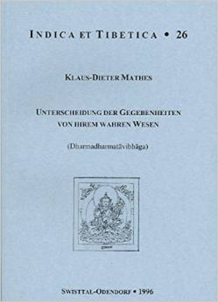 Klaus Dieter Mathes : Unterscheidung der Gegebenheiten von ihrem wahren Wesen