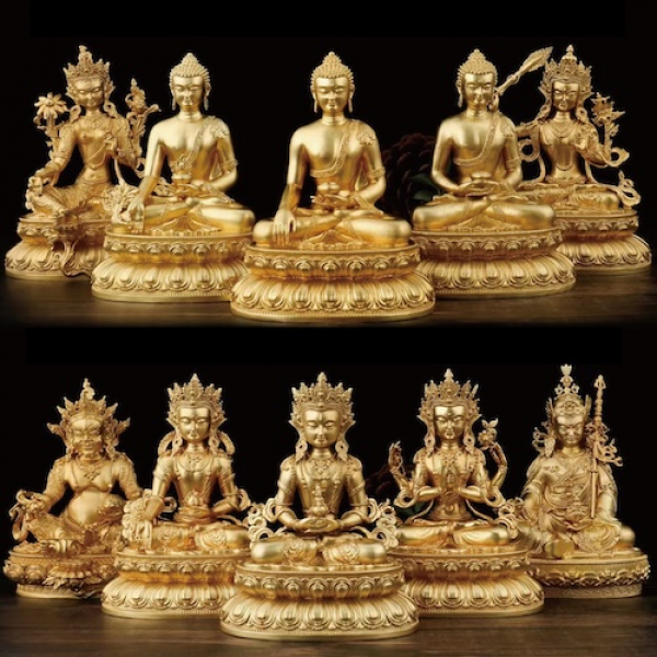 Sakyamuni Gold Plated  10 cm