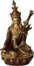 Padmasambhava Statue 14 cm teilvergoldet