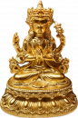 Avalokiteshvara (Chenrezig) Mini Statue vergoldet