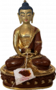 Amitabha Statue 20 cm teilvergoldet