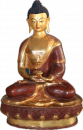 Buddha Amitabha Statue 12 inch halfgold