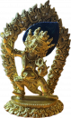Vajrapani Statue 8 cm vergoldet