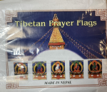 Peace Prayerflags - Tibetische Gebetsfahnen für Frieden 5er Packung