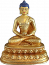 Amitabha Statue 7 cm mit Gesichtsbemalung