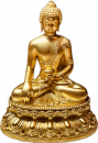 Buddha Sakyamuni Mini Statue vergoldet