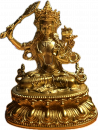 Manjusri Statue Gold Plated