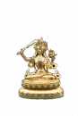 Manjusri Statue Gold Plated 10 cm