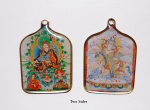 Deity Pendant - King Gesar / Guru