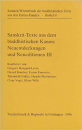 Sanskrit-Texte aus dem buddhistischen Kanon